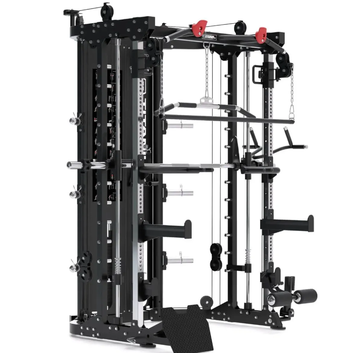 All-in-One Trainer – Double Poulie (2x90 kg), Smith Machine et Power Rack R200 - Default