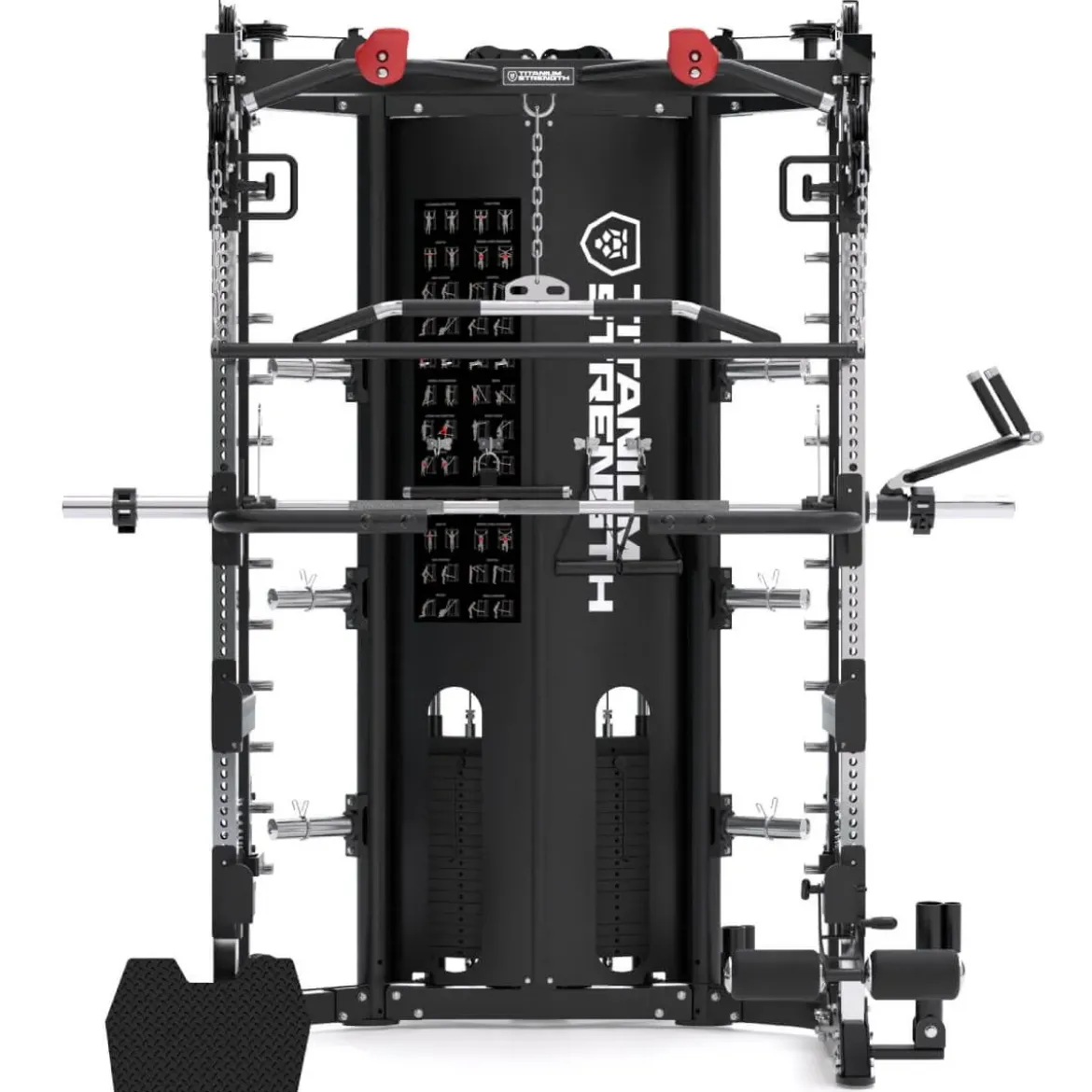 All-in-One Trainer – Double Poulie (2x90 kg), Smith Machine et Power Rack R200 - Default
