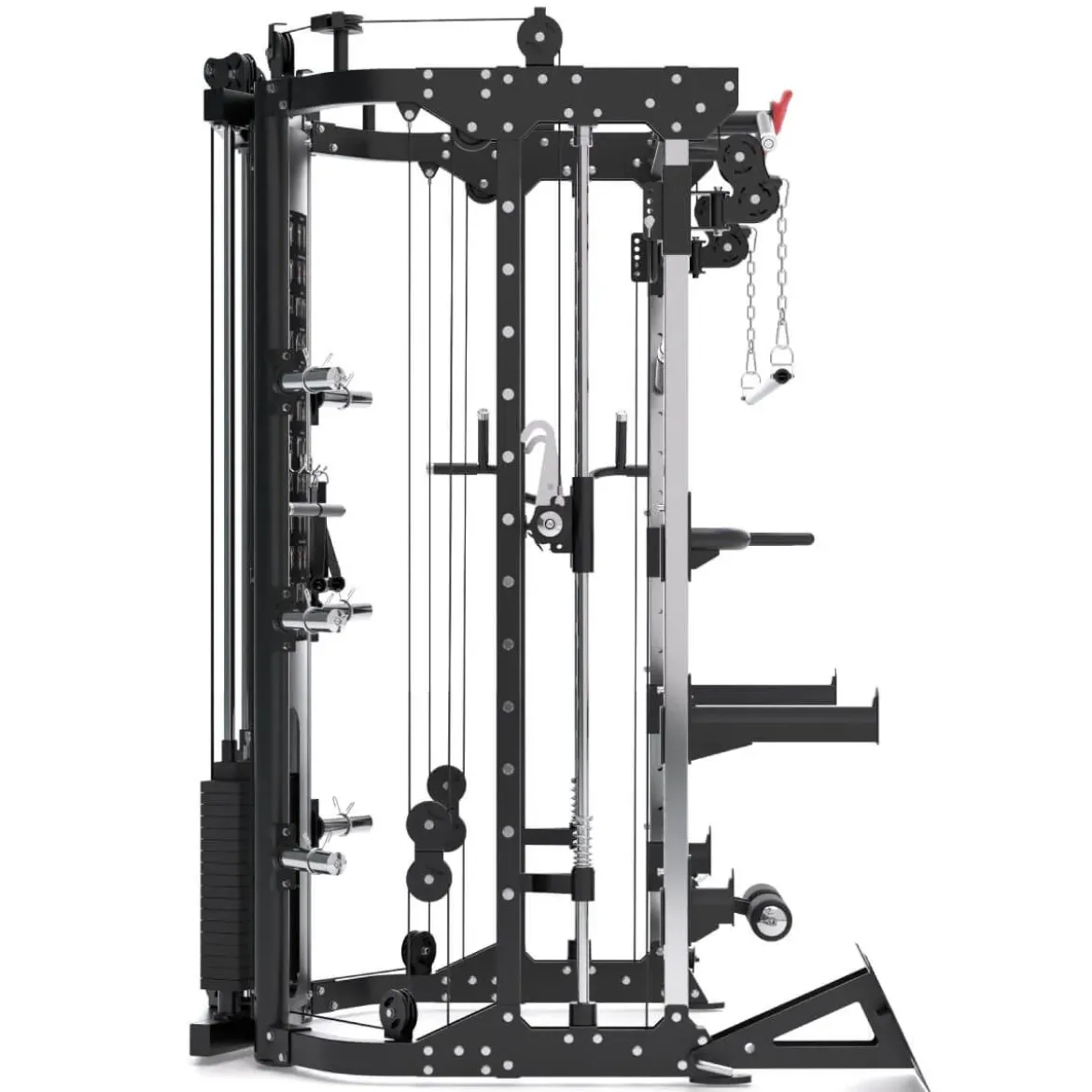 All-in-One Trainer – Double Poulie (2x90 kg), Smith Machine et Power Rack R200 - Default