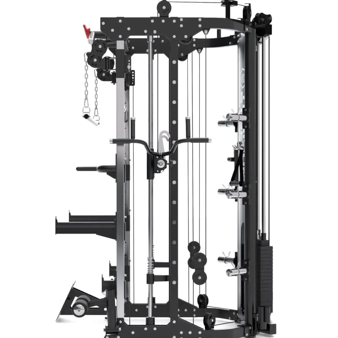 All-in-One Trainer – Double Poulie (2x90 kg), Smith Machine et Power Rack R200 - Default