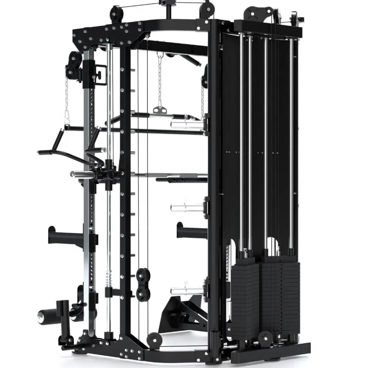 All-in-One Trainer – Double Poulie (2x90 kg), Smith Machine et Power Rack R200 - Default