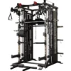 All-in-One Trainer - Poulie Double (2x90 kg), Multipower, Power Rack et Presse à Jambes MX90