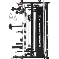 All-in-One Trainer - Poulie Double (2x90 kg), Multipower, Power Rack et Presse à Jambes MX90