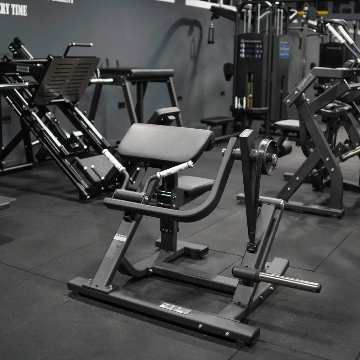 Biceps Curl avec Charge de Disques