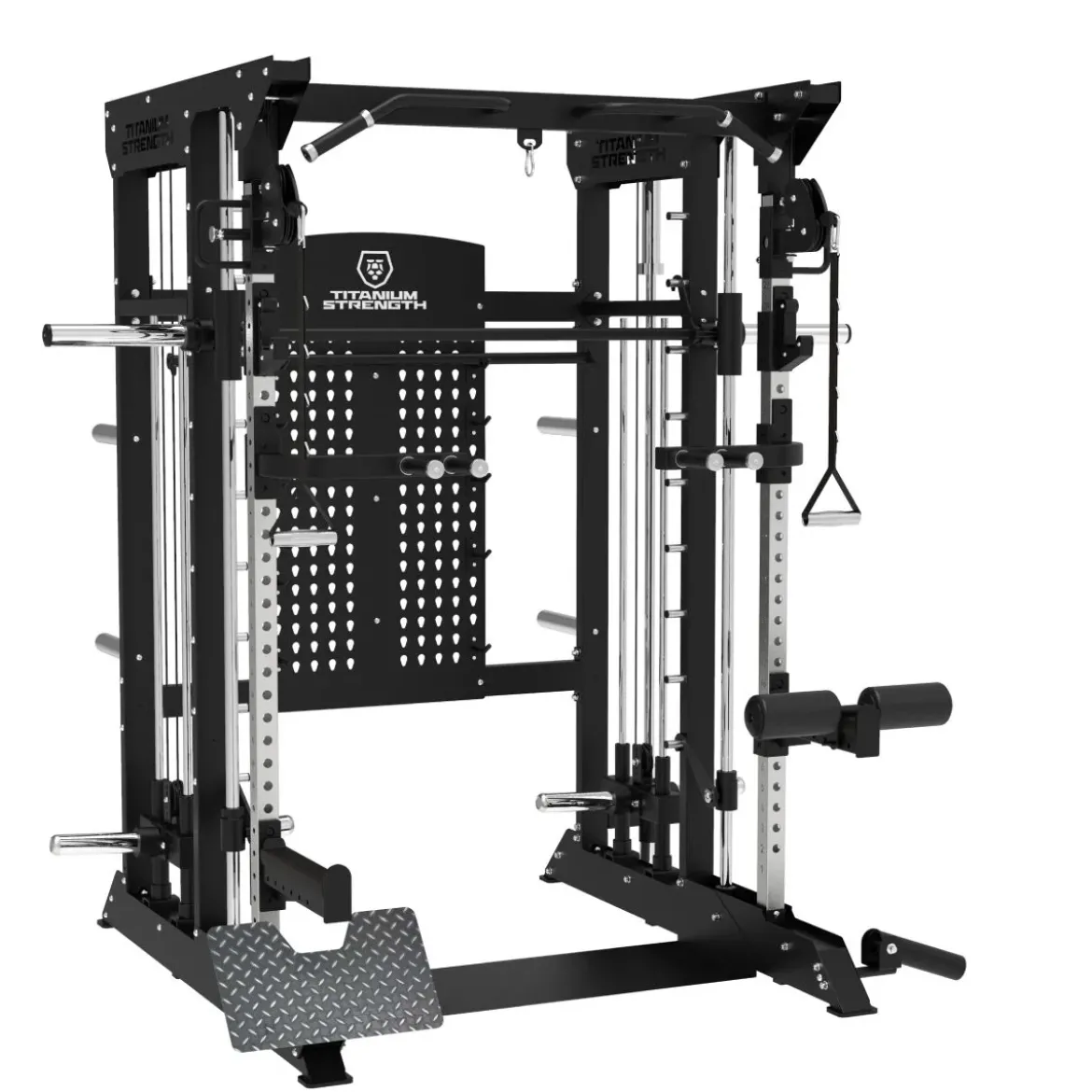 B100 V4 Machine Smith avec Double Poulie + Rack B100 V4