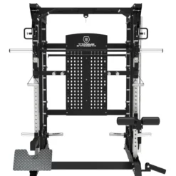 B100 V4 Machine Smith avec Double Poulie + Rack B100 V4