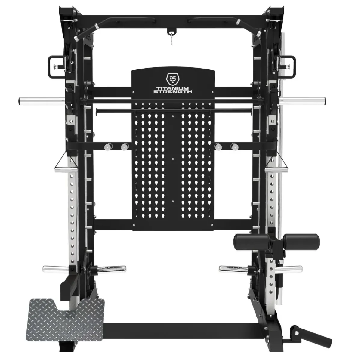 B100 V4 Machine Smith avec Double Poulie + Rack B100 V4