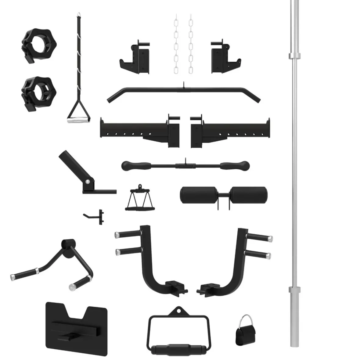 B100 V4 Machine Smith avec Double Poulie + Rack B100 V4