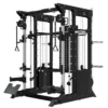 B200 V4 Multipower - Machine Smith avec Double Poulie + Pile de Poids de 240 kg Inclus