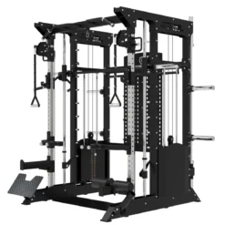 B200 V4 Multipower - Machine Smith avec Double Poulie + Pile de Poids de 240 kg Inclus