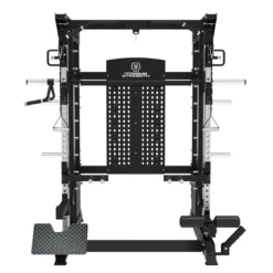 B200 V4 Multipower - Machine Smith avec Double Poulie + Pile de Poids de 240 kg Inclus