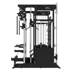 B200 V4 Multipower - Machine Smith avec Double Poulie + Pile de Poids de 240 kg Inclus
