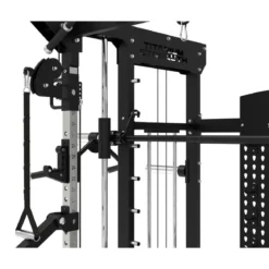 B200 V4 Multipower - Machine Smith avec Double Poulie + Pile de Poids de 240 kg Inclus