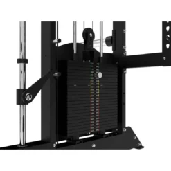 B200 V4 Multipower - Machine Smith avec Double Poulie + Pile de Poids de 240 kg Inclus