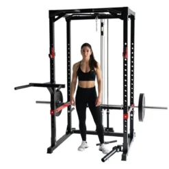 Cage squat combo poulie