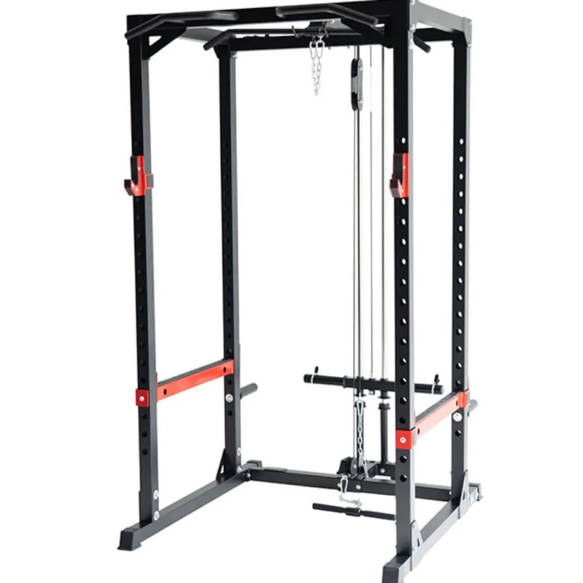 Cage squat combo poulie