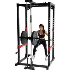 Cage squat combo poulie
