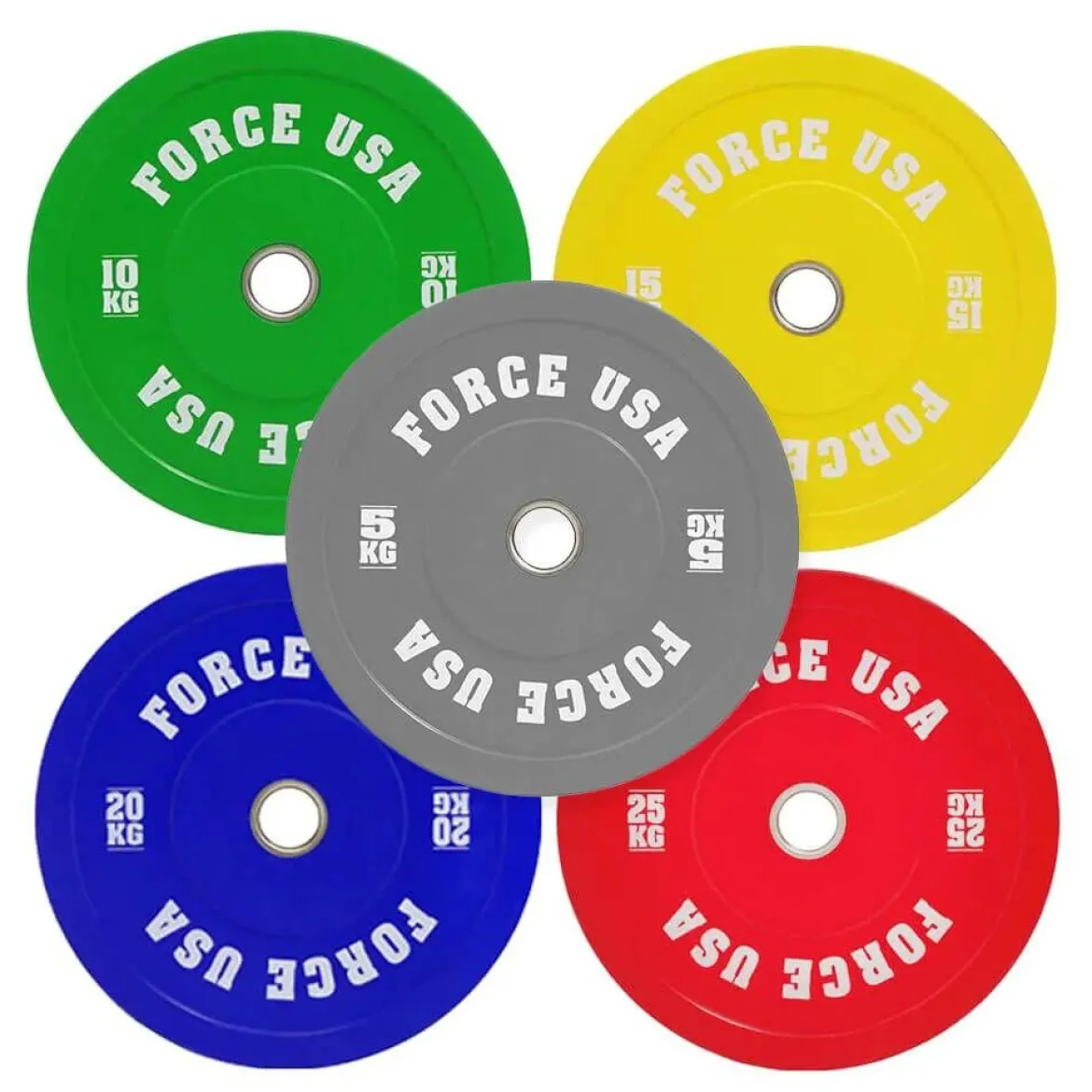 Disques Bumper Olympiques Colorés Pro Grade