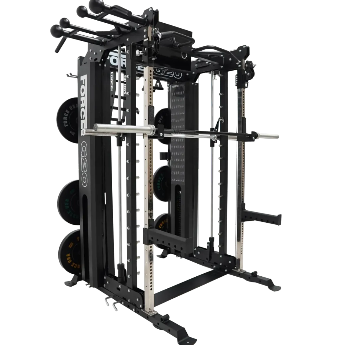 Entraîneur tout-en-un G20 V2 Pro™ - Machine Smith Multipuissance, double poulie et presse verticale