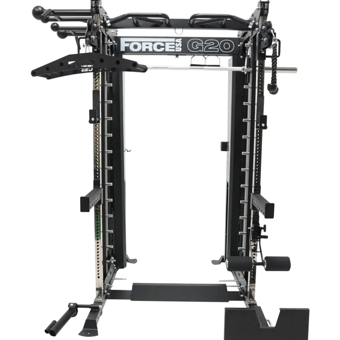 Entraîneur tout-en-un G20 V2 Pro™ - Machine Smith Multipuissance, double poulie et presse verticale