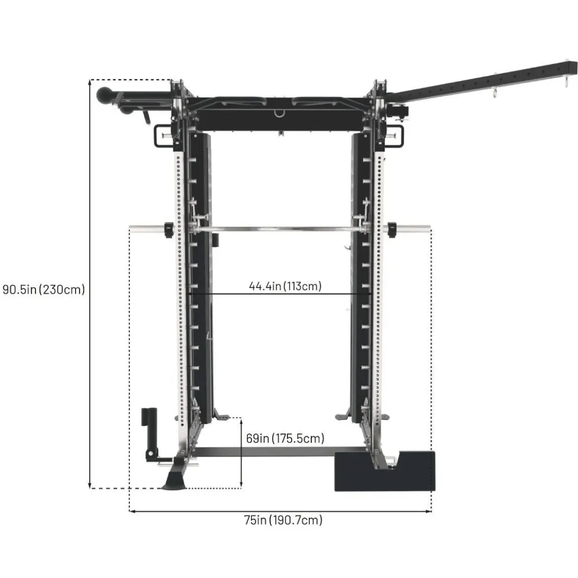 Entraîneur tout-en-un G20 V2 Pro™ - Machine Smith Multipuissance, double poulie et presse verticale