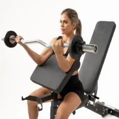 Force USA MyBench V2 - Banc Réglable avec Pupitre de Biceps et Extension de Jambes