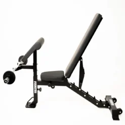 Force USA MyBench V2 - Banc Réglable avec Pupitre de Biceps et Extension de Jambes