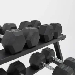 Force USA Étagère à 3 Niveaux pour Haltères Hexagonaux