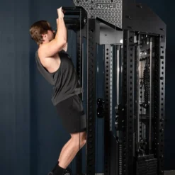 Functional Trainer Rack – Double Poulie Réglable + Rack