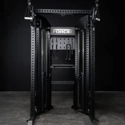 Functional Trainer Rack – Double Poulie Réglable + Rack