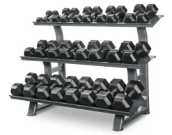 Haltères Hexagonales 2-30Kg + Rack de rangement TH30