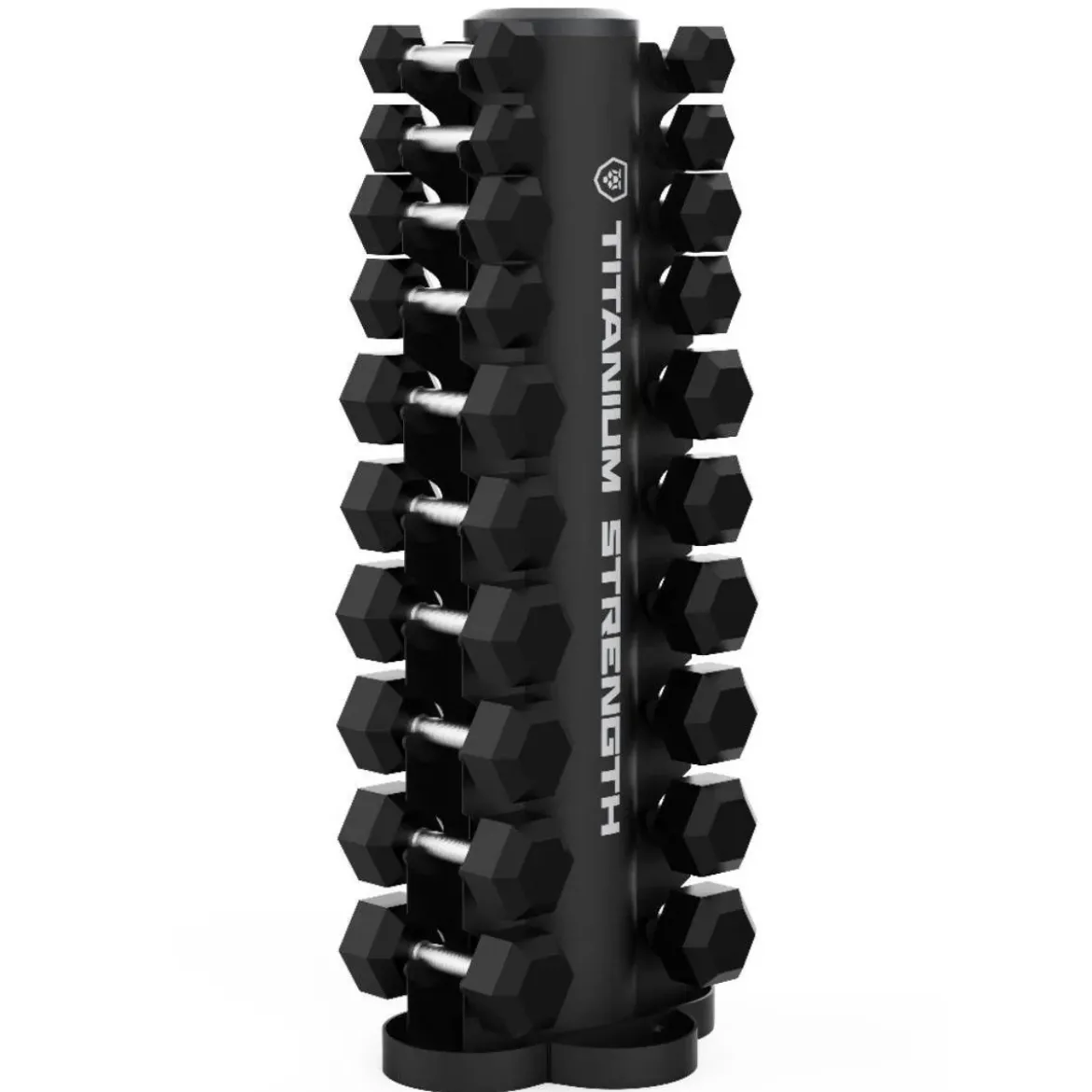 Haltères Hexagonaux de 1 à 10 KG + Rack Vertical TH10