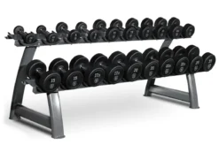Jeu Haltères Ronds 2,5- 25Kg + Rack HD25