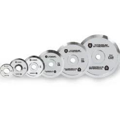 Lot de Disques Olympiques Chromés Powerlifting – 100 kg