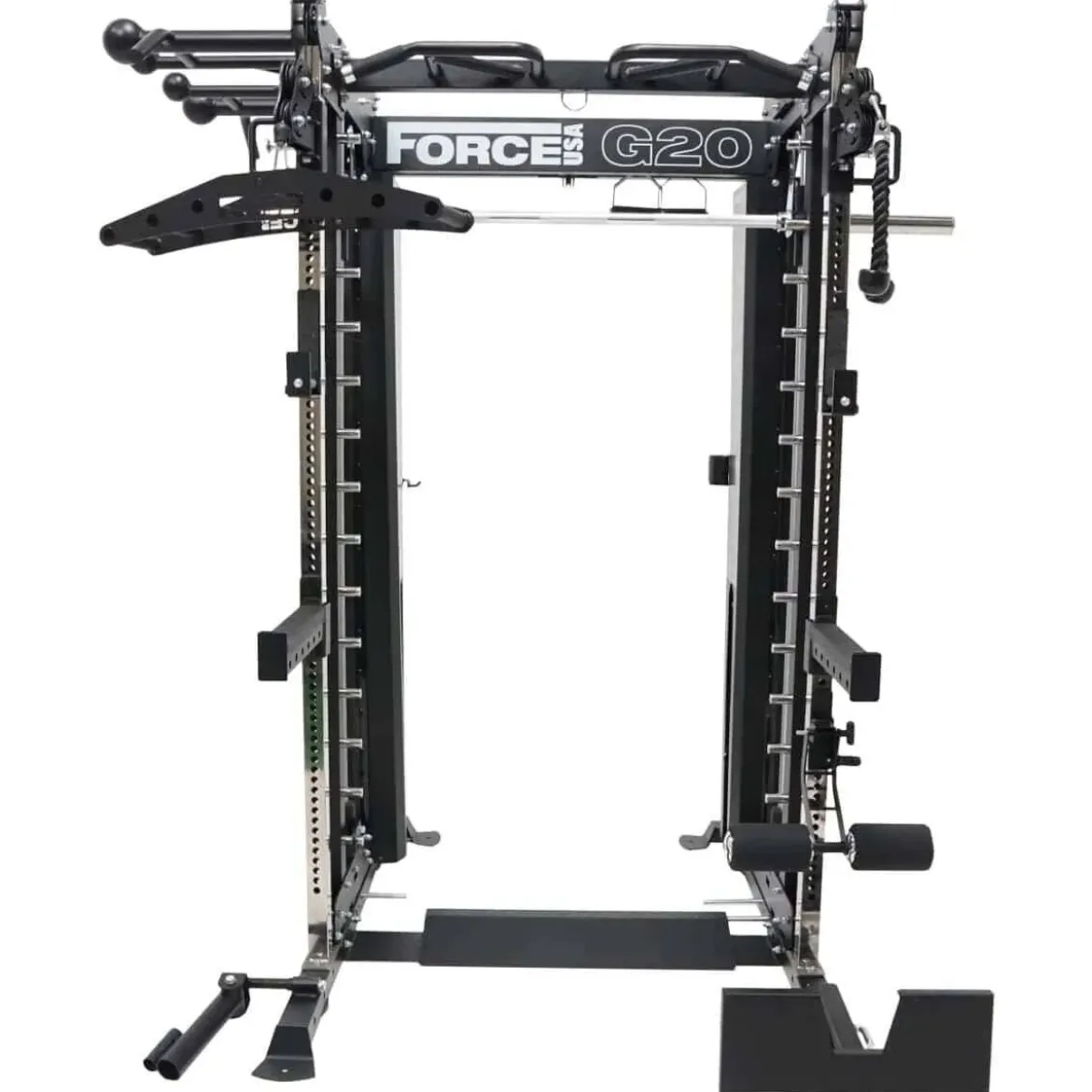 Machine Multifonctionnelle G20 V2 Pro All-In-One Trainer - Smith Machine, Functional Trainer, Power Rack, Vertical Leg Press et Lat and Row Station