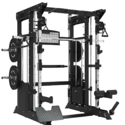 MULTIPOWER - MACHINE SMITH AVEC DOUBLE POULIE + PILE DE POIDS DE 200 KG INCLUS B200 V3 BLACK SERIES