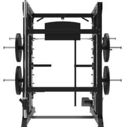 MULTIPOWER - MACHINE SMITH AVEC DOUBLE POULIE + PILE DE POIDS DE 200 KG INCLUS B200 V3 BLACK SERIES