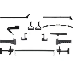 MULTIPOWER - MACHINE SMITH AVEC DOUBLE POULIE + RACK + POULIE HAUTE ET BASSE + 270 KG DE PLAQUES INCLUSES B300