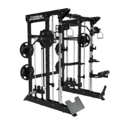 Multipower - Machine Smith avec Double Poulie + Rack B100 V3