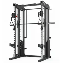 Multipower - Machine Smith Professionnelle avec Double Poulie + Rack FT3