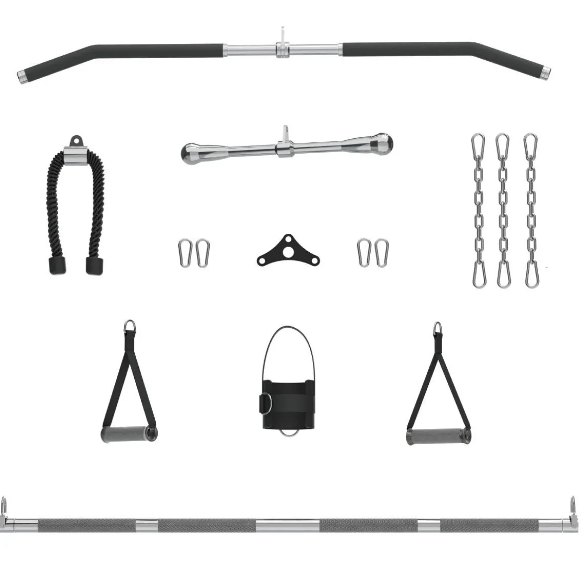 Poulie Double Réglable + Smith avec charges intégrées (2 x 90 kg) – FT90 pliable