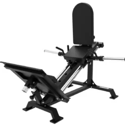 Presse à Jambes Debout, Hack Squat et Élévations des Mollets Professionnel - 3 en 1 Elite Series