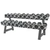 Set d’Haltères Chromées 2,5–25 kg + Rack
