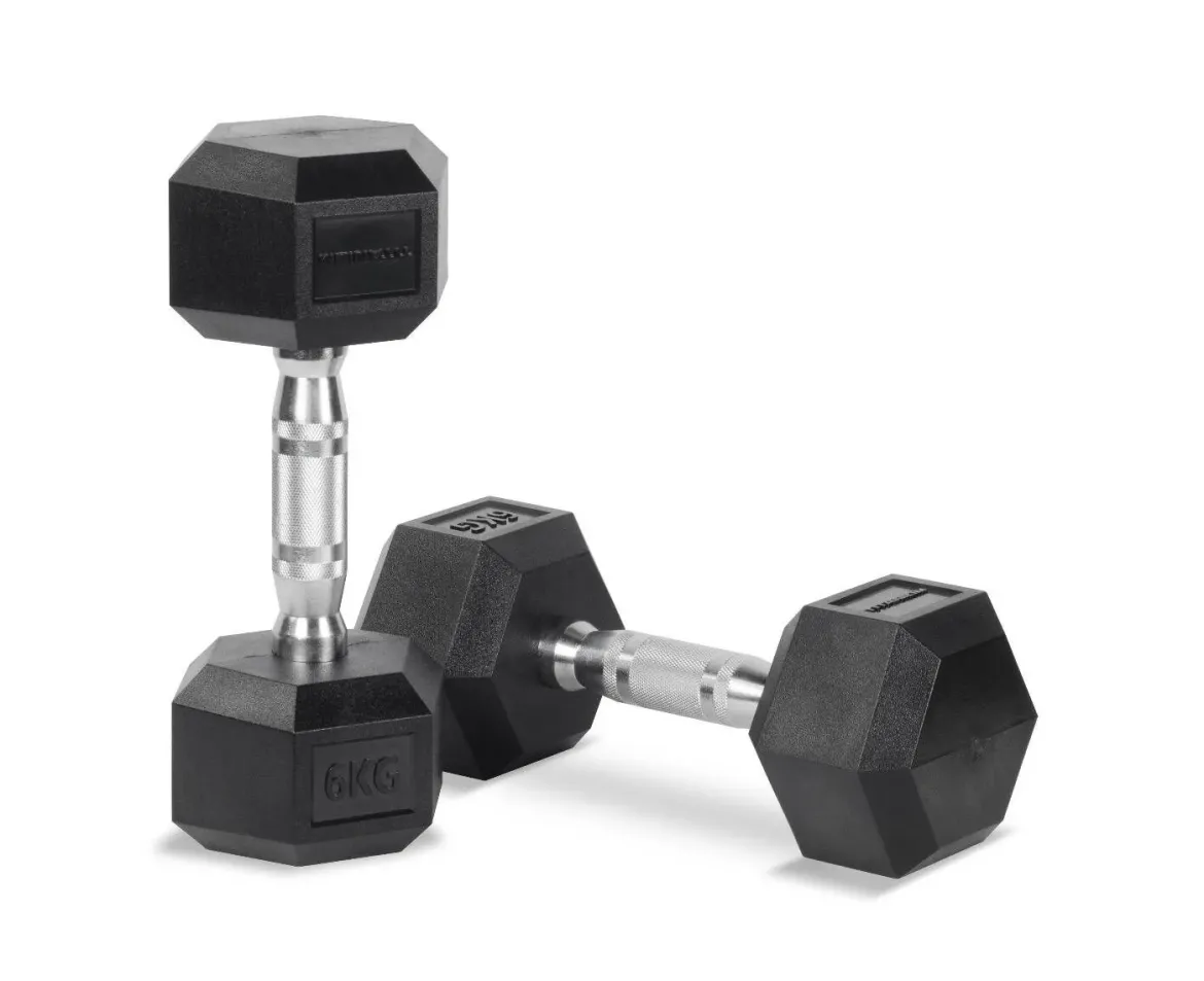Set d'haltères hexagonaux 2- 20kg TH20 + Rack