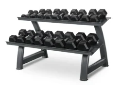 Set d'haltères hexagonaux 2- 20kg TH20 + Rack