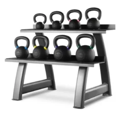 Set Kettlebells 4-24KG + Rack