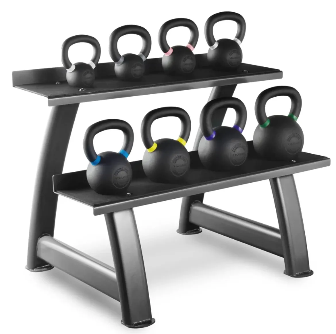 Set Kettlebells 4-24KG + Rack