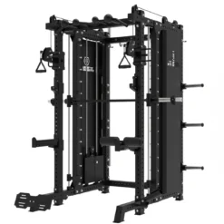 Smith Machine Multifonctionnelle B500 PRO - Machine Smith Commerciale à Double Poulie + Rack