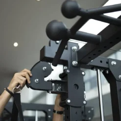 Smith Machine Multifonctionnelle B500 PRO - Machine Smith Commerciale à Double Poulie + Rack