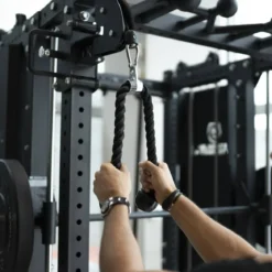 Smith Machine Multifonctionnelle B500 PRO - Machine Smith Commerciale à Double Poulie + Rack